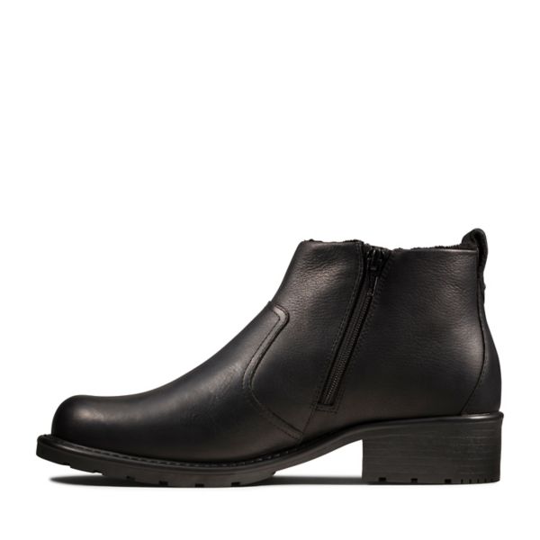 Clarks Womens Orinoco Snug Ankle Boots Black | UK-3789450